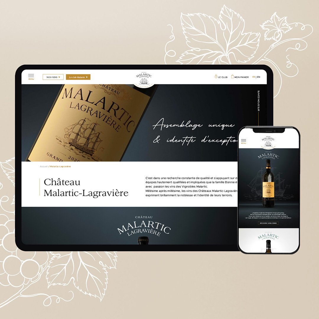 Malartic-Lagraviere - Webdesign 1080X1080 px