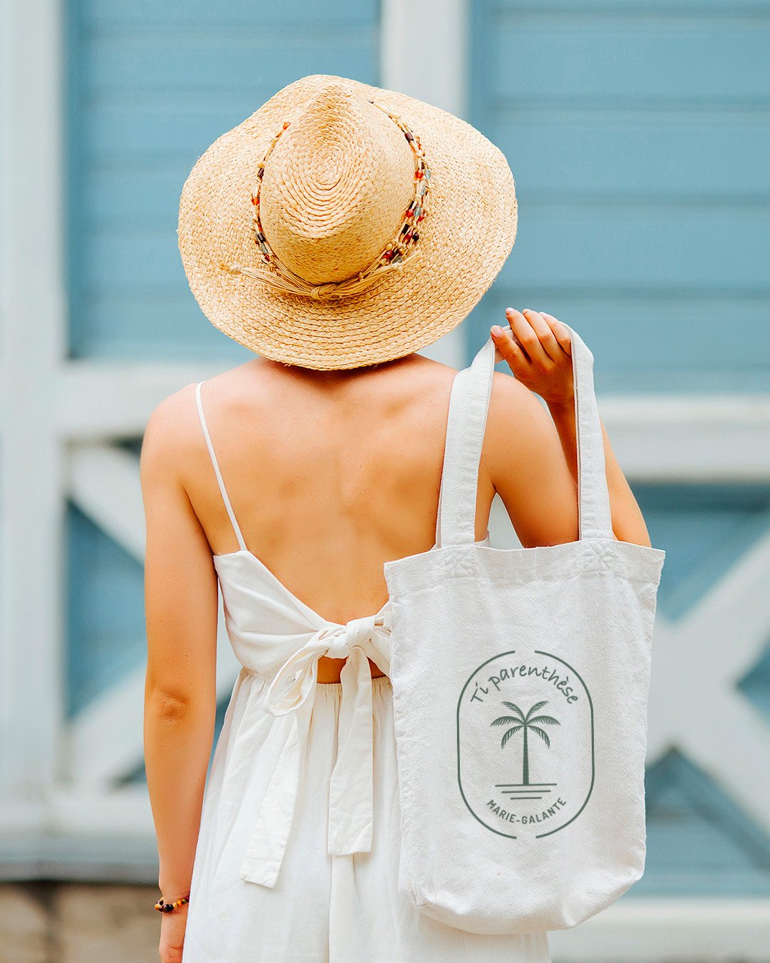 Tote bag Ti Parenthese maison bien-être - Marie-Galante